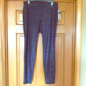 Denim leggings